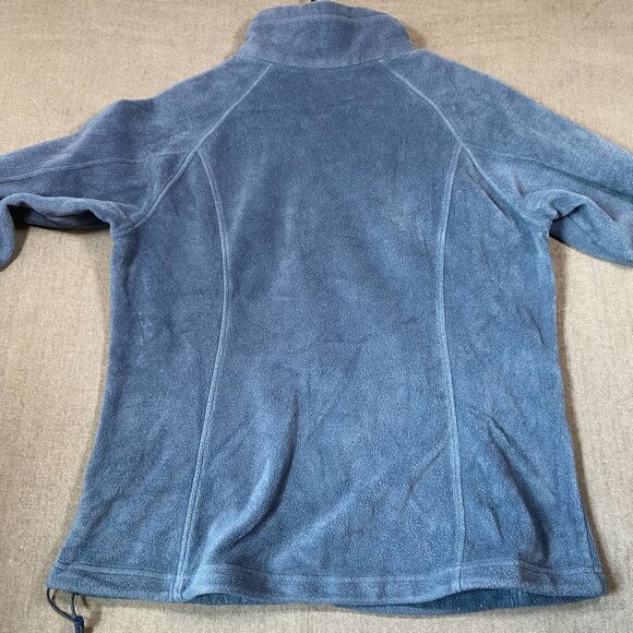 Columbia Full-Zip Blue Fleece Jacket Womens XL Polyester Lightweight Outerwear - Picture 6 of 11